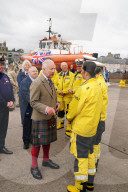 King Charles in Campbeltown, Scotland