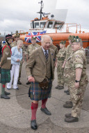 King Charles in Campbeltown, Scotland
