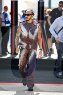 F1 Driver Lewis Hamilton Fashion 2025