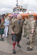 King Charles in Campbeltown, Scotland