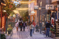 Evening In Old Quebec City