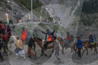Annual Amarnath Yatra Pilgrimage In Indian Kashmir