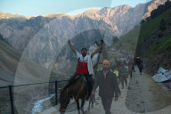 Annual Amarnath Yatra Pilgrimage In Indian Kashmir
