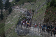 Annual Amarnath Yatra Pilgrimage In Indian Kashmir