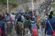 Annual Amarnath Yatra Pilgrimage In Indian Kashmir