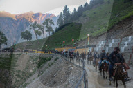 Annual Amarnath Yatra Pilgrimage In Indian Kashmir