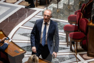 Discussion And Vote On A Motion Of Censure At The National Assembly, In Paris