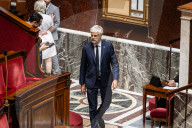 Discussion And Vote On A Motion Of Censure At The National Assembly, In Paris