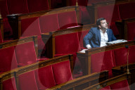 Discussion And Vote On A Motion Of Censure At The National Assembly, In Paris
