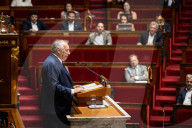 Discussion And Vote On A Motion Of Censure At The National Assembly, In Paris