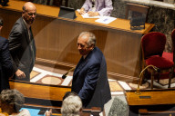 Discussion And Vote On A Motion Of Censure At The National Assembly, In Paris