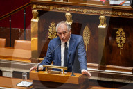 Discussion And Vote On A Motion Of Censure At The National Assembly, In Paris
