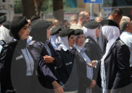 Palestinian police celebrate 31st anniversary