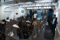 White House National Economic Council Director Kevin Hassett Talkes To The Media 