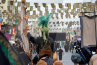 On Thursday Evening, July 3, 2025, Baghdad Commemorates The Seventh Day Of Muharram With A Symbolic Parade Of Imam Abbas, Including Rituals Of The Zanjil And Drums.