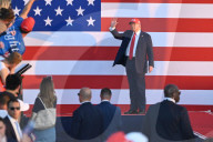 Trump Participates In The Salute To America Celebration