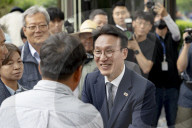 New Prime Minister Kim Min-seok Meets Farmers At Protest Site In First Official Act