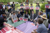 New Prime Minister Kim Min-seok Meets Farmers At Protest Site In First Official Act