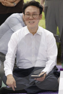 New Prime Minister Kim Min-seok Meets Farmers At Protest Site In First Official Act