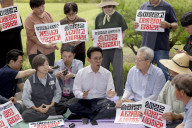 New Prime Minister Kim Min-seok Meets Farmers At Protest Site In First Official Act