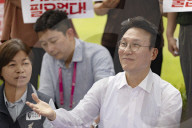 New Prime Minister Kim Min-seok Meets Farmers At Protest Site In First Official Act