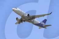 Airbus A320neo Of SAS Departing From Amsterdam Schiphol Airport