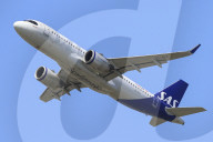 Airbus A320neo Of SAS Departing From Amsterdam Schiphol Airport