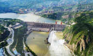 Water Conservancy Hub's Water Diversion And Sediment Regulation Site for the Yellow River in 2025