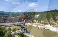 Water Conservancy Hub's Water Diversion And Sediment Regulation Site for the Yellow River in 2025