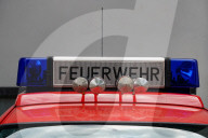 German Fire Brigade Station With Fire Brigade Vehicles