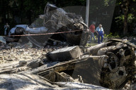 The Aftermath Of One Of The Most Massive Attacks On Kyiv Since The Start Of The Full-scale War