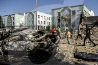 The Aftermath Of One Of The Most Massive Attacks On Kyiv Since The Start Of The Full-scale War