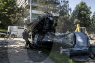 The Aftermath Of One Of The Most Massive Attacks On Kyiv Since The Start Of The Full-scale War
