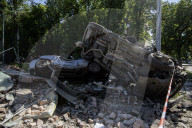 The Aftermath Of One Of The Most Massive Attacks On Kyiv Since The Start Of The Full-scale War