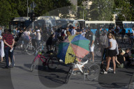 Intersection Blockade In Novi Sad