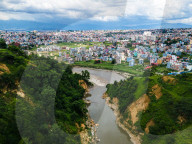 Drone View Of Chobhar Gorge In Kathmandu, Nepal