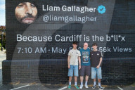 Cardiff, UK. Friday, July 4th, 2025. Cardiff city centre before Oasis reunion gig at Principality Stadium, Cardiff, UK.