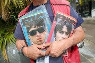 Cardiff, UK. Friday, July 4th, 2025. Cardiff city centre before Oasis reunion gig at Principality Stadium, Cardiff, UK.