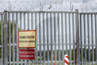 Polish-Belarusian Border In Ozierany Male