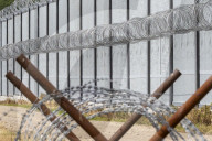 Polish-Belarusian Border In Ozierany Male