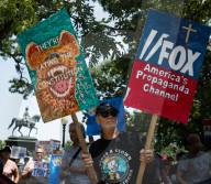 Independence Day anti-Trump protest in Washington, DC