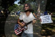 Independence Day anti-Trump protest in Washington, DC