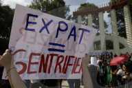 March Against Gentrification In Mexico City