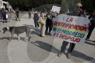 March Against Gentrification In Mexico City