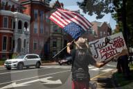 Independence Day anti-Trump protest in Washington, DC