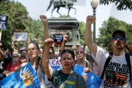 Independence Day anti-Trump protest in Washington, DC
