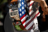 Independence Day anti-Trump protest in Washington, DC