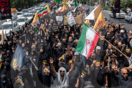 Tasu'a mourning procession in Tehran