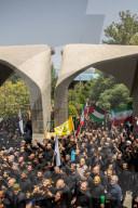 Tasu'a mourning procession in Tehran