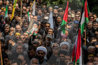 Tasu'a mourning procession in Tehran